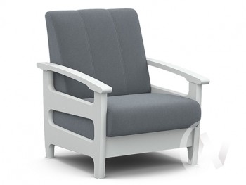 Кресло для отдыха Омега (снег лак/CATANIA SILVER) в Станционно-Ояшинском - stancionno-oyashinskij.mebel54.com | фото