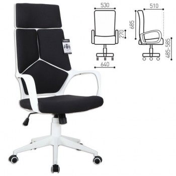 Кресло офисное BRABIX Prime EX-515 (черная ткань) в Станционно-Ояшинском - stancionno-oyashinskij.mebel54.com | фото
